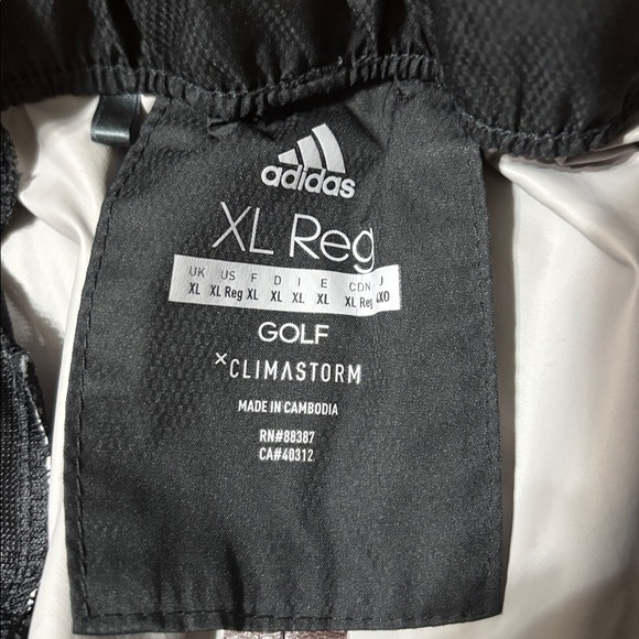 Adidas Golf Climastorm Black Joggers XL Regular - Picture 3 of 5